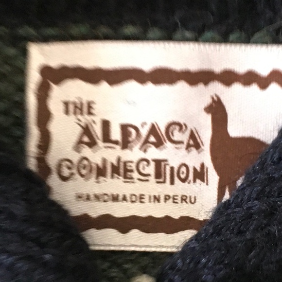 EUC Alpaca Connection Button Up Cardigan Sweater Fair Isles. - Picture 2 of 4